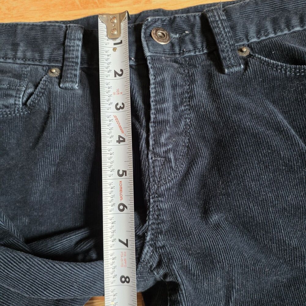 LOFT Ann Taylor Corduroy Pants Womens Sz 4 Blue Modern Boot Preppy Casual - Picture 5 of 10